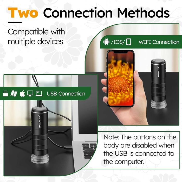 MAXLAPTER цифров микроскоп