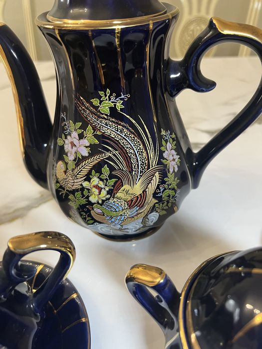 Сервис чайный Кобальт, новый