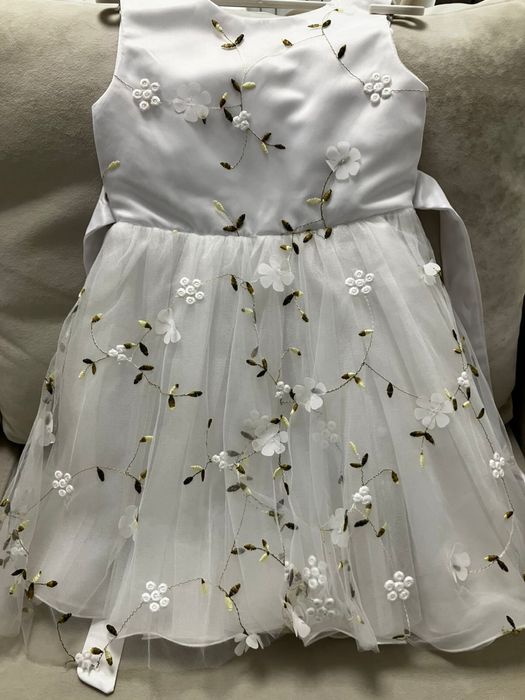 Платье + туфли для девочки 5-6 лет