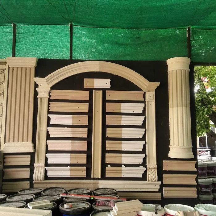 Фасадний декор из пенопласта