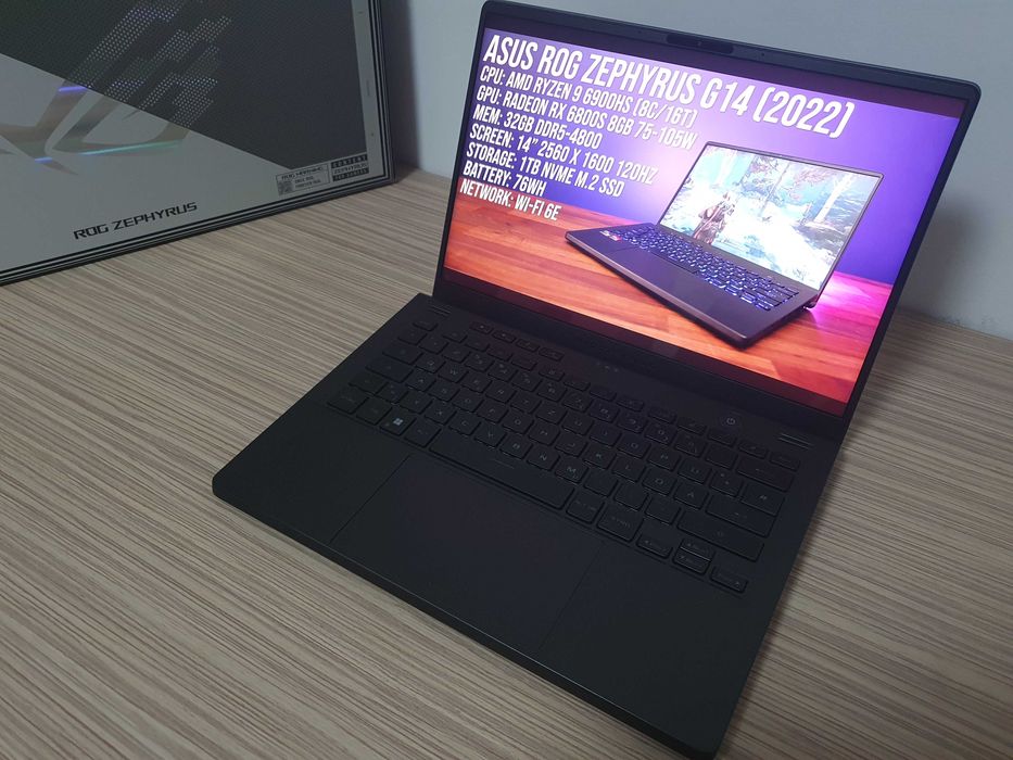 ASUS ROG Zephyrus G14 2022 AMD Ryzen 9 геймърски лаптоп
