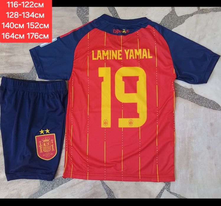 LAMINE YAMAL 19 детско юношески футболни екипи SPAIN  НОВО 2026-27 година