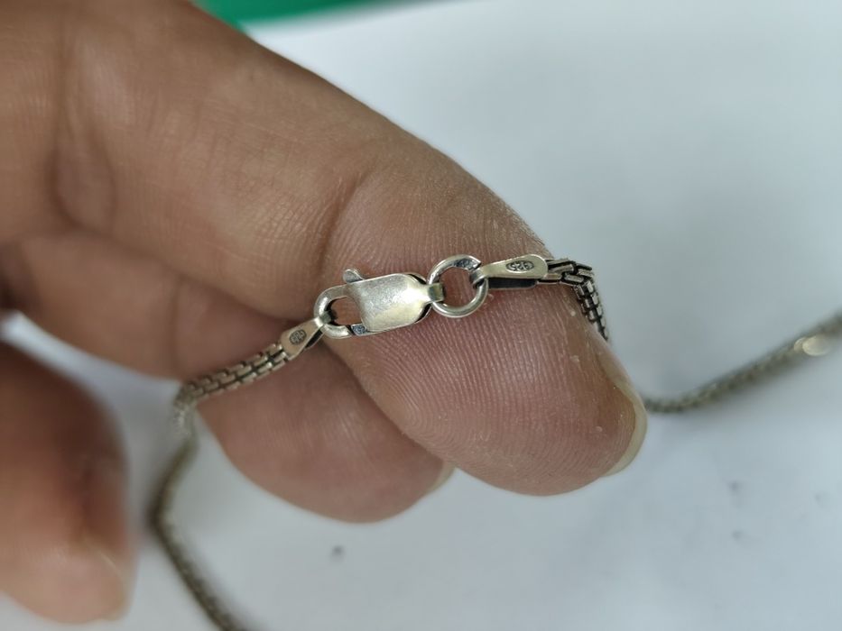 Сребърно колие 925 сърце