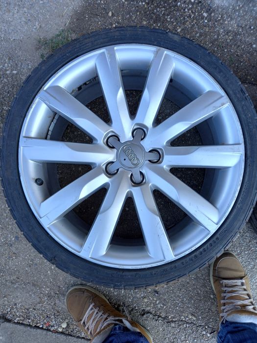 Vând jante R19 Audi A5 originale, Vw sau Skoda prindere 5x112 butuc 66