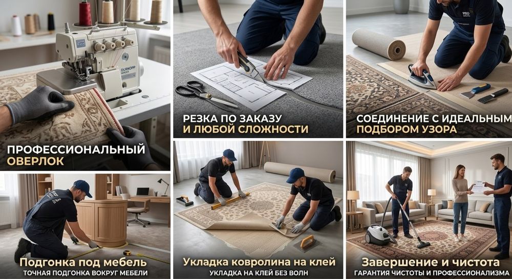 Профессиональные ковровые работы любой сложности