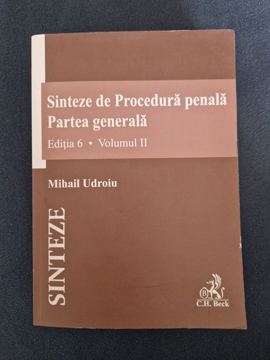 Carte Sinteze de Procedura penala