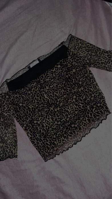 bluza leopard noua