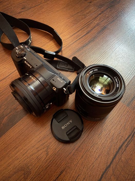 Sony Alpha A5100 + 16–50 OSS + 50mm f/1.8 OSS
