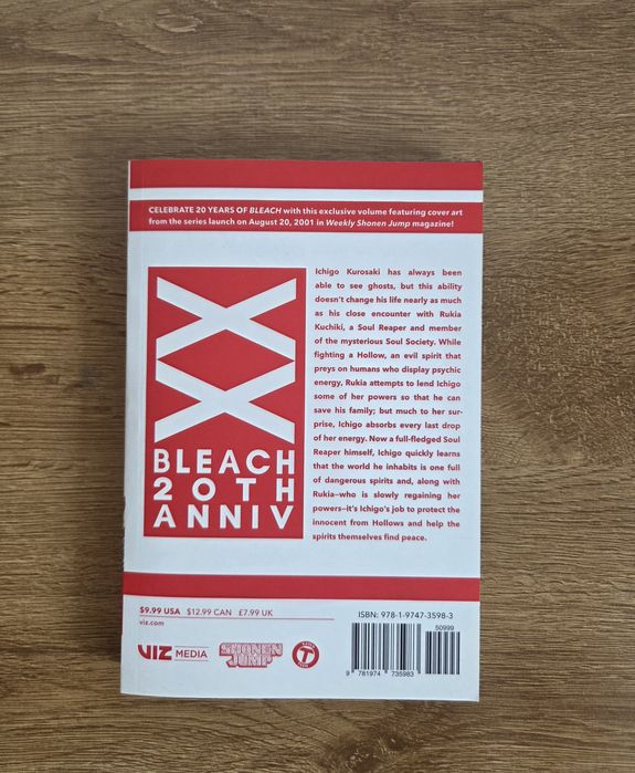 Bleach manga vol 1 20th Anniversary