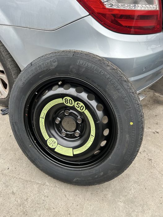 Rezerva slim Mercedes R16 cric kit pana