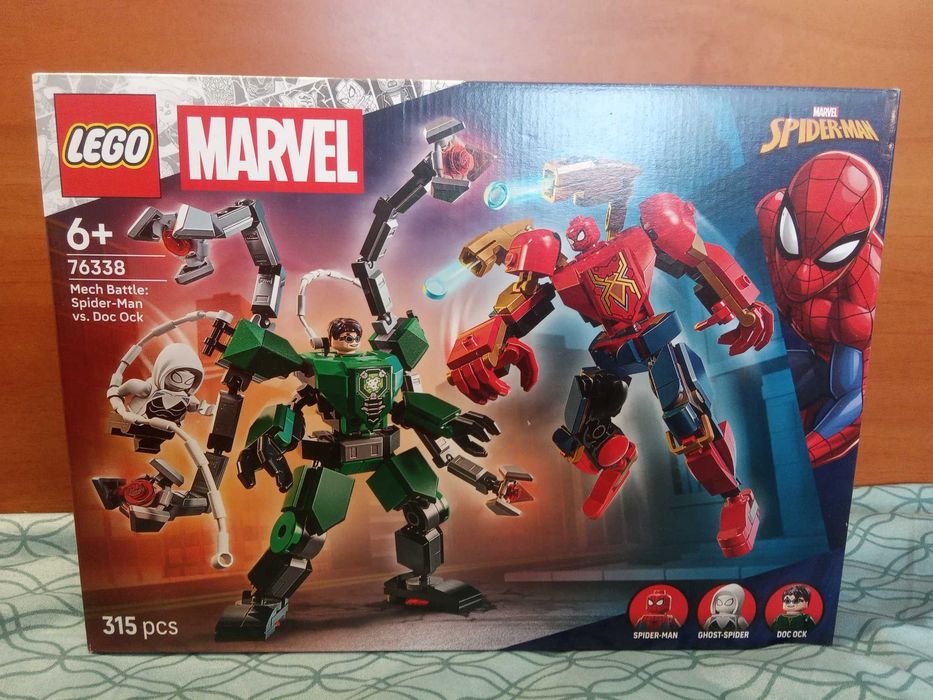 Lego 76338 Mech Battle: Spider-Man vs. Doc Ock, nou, sigilat