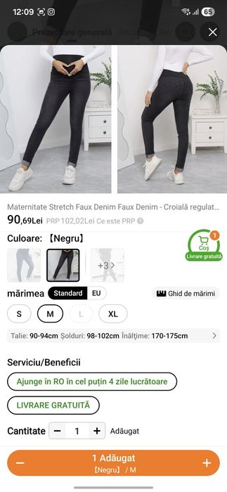 Blugi gravide 40-42 L