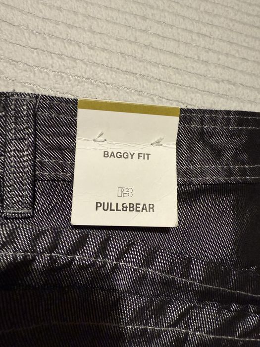 Blugi baggy fit Pull and Bear noi marime 34