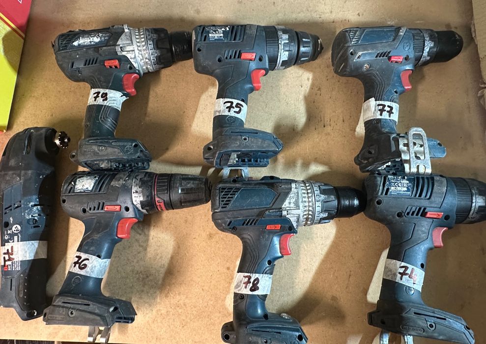 Машини Milwaukee, Bosch, Dewalt