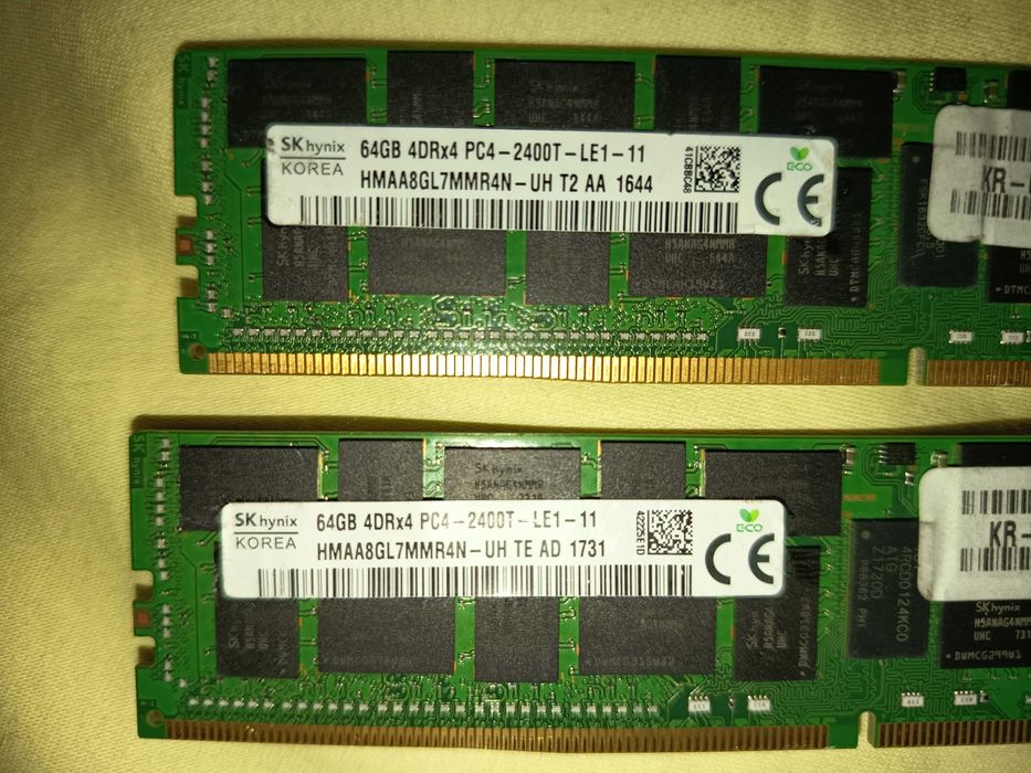 Memorie DDR4 workstation, server, placuta de 64gb ddr4, total 128gb