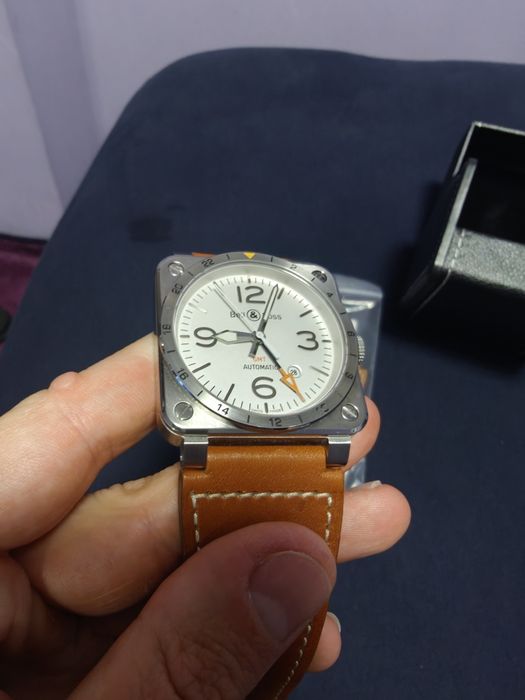 Часовник Bell & Ross BR03-93 GMT  + 2 кожени каишки