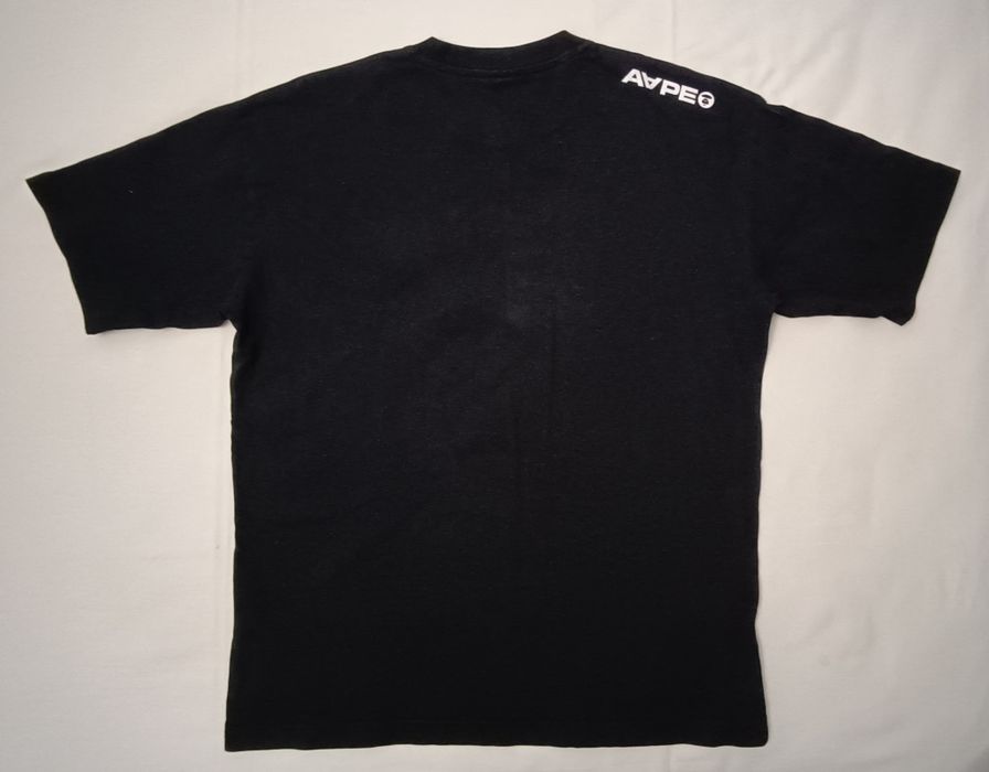 A Bathing Ape Bape Shirt оригинална тениска L памучна черна фланелка Бейп