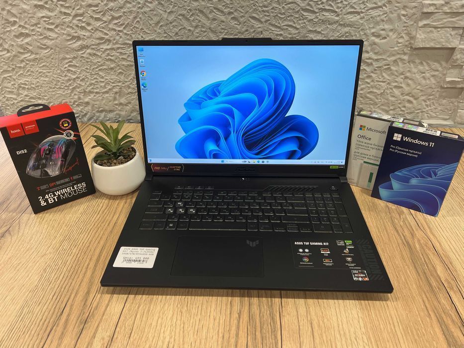Игровой ноутбук ASUS TUF Gaming A17 /Ryzen 7-7435HS/16GB/512GB/RTX4050