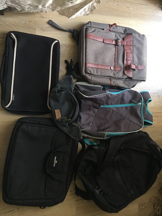 Сумки для компьютеров и рюкзаки школьные