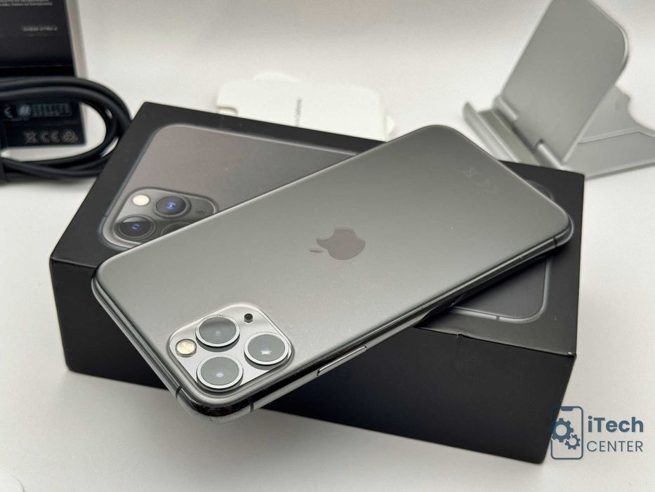 iPhone 11 Pro, 256GB, Gray, 100% батерия, ОТЛИЧЕН, 1г. ГАРАНЦИЯ!