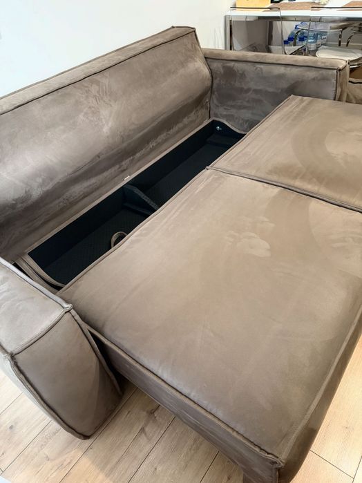 Премиум диван Пантограф + пуф (Memory Foam, ортопедический)