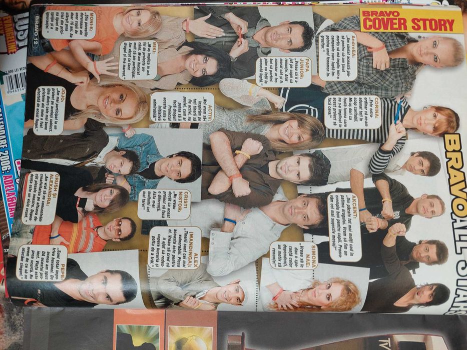 Revista Bravo All stars cu Anda Adam, Smiley, Oana Activ