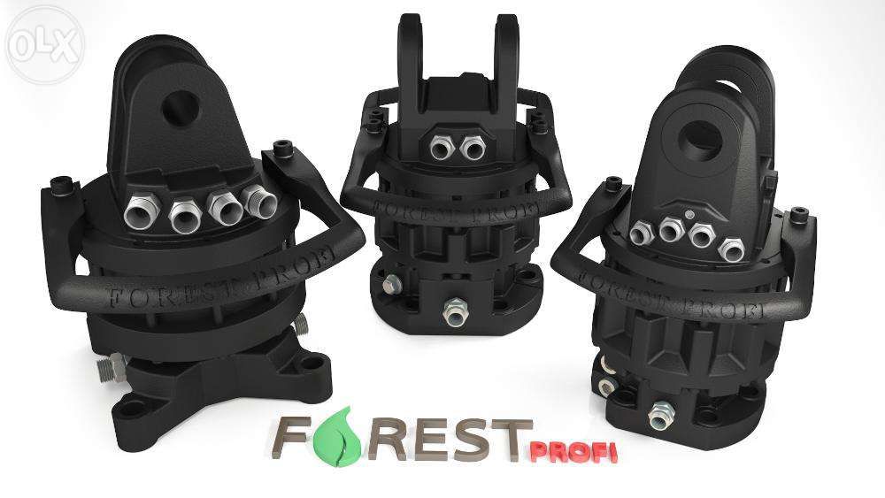 Rotatoare hidraulice cu flansa pentru graifer