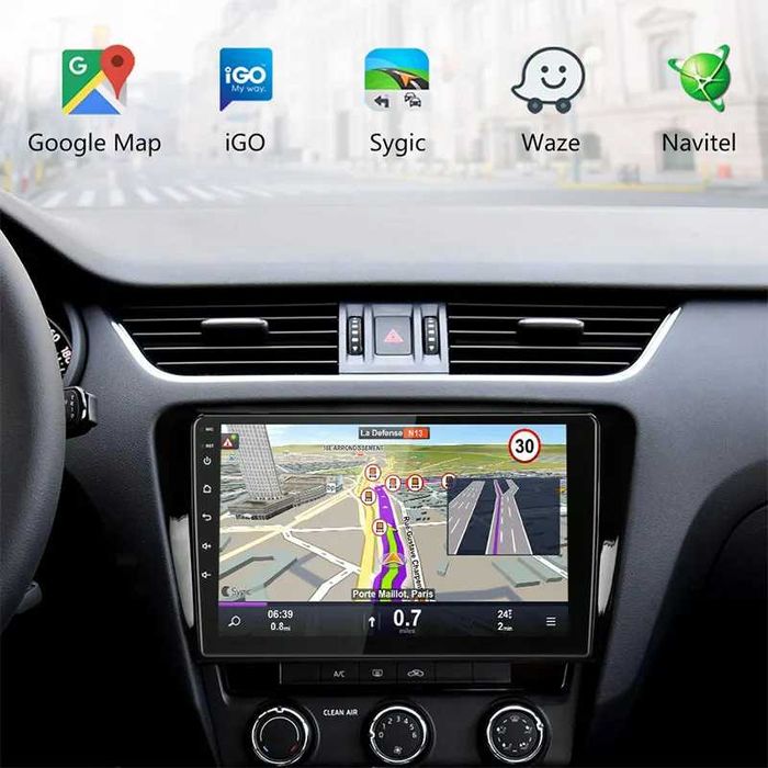 Мултимедия Двоен дин за Skoda Octavia навигация плеър Android Октавиа