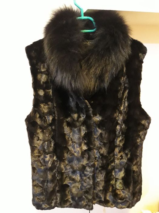 Vesta blana naturala nurca
