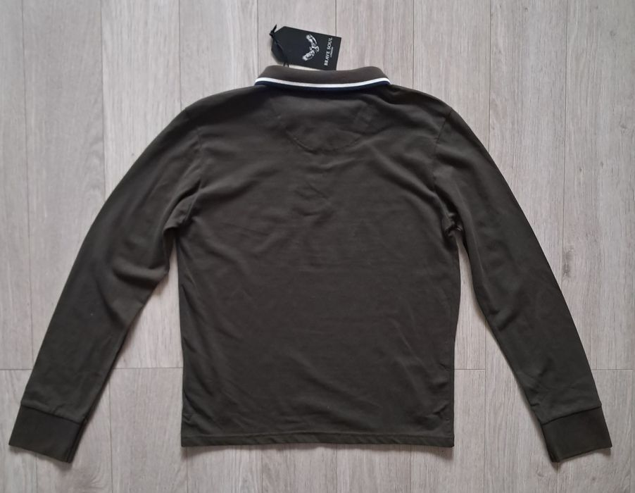 Мъжка памучна блуза с яка BRAVE SOUL , размери - M, L , XL и XXL.