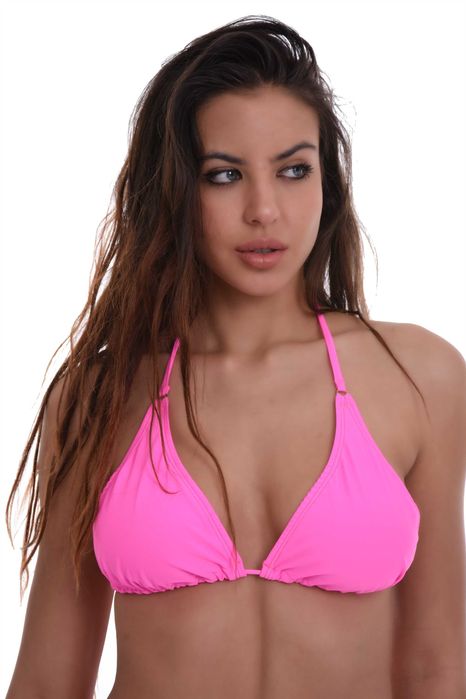 Дамски бански горнище мек триъгълник подвижна подплънка 701