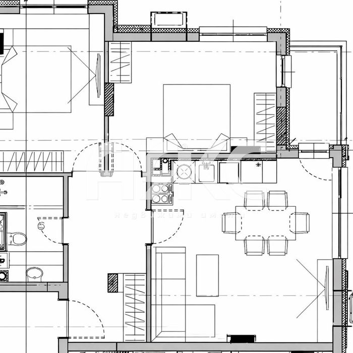 Тристаен апартамент в кв. Манастирски ливади - АКТ 15