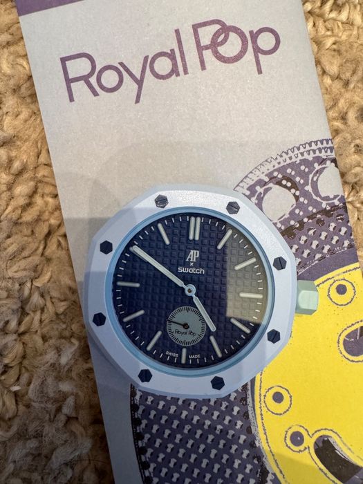 Ceas Audemars Piguet x Swatch Royal Pop Lan Ba