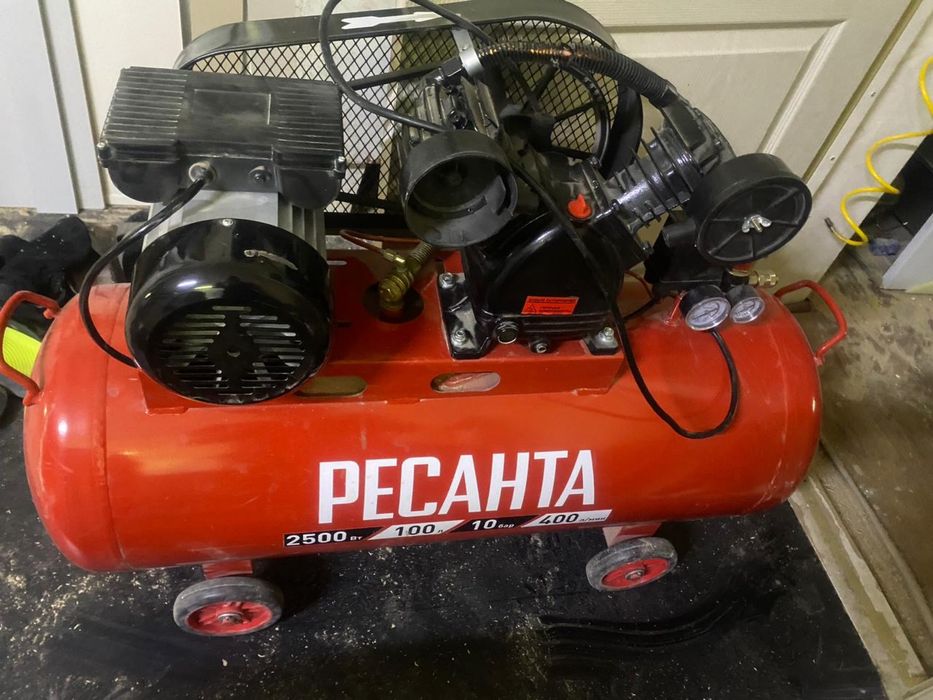 Компрессор ресанта 100л