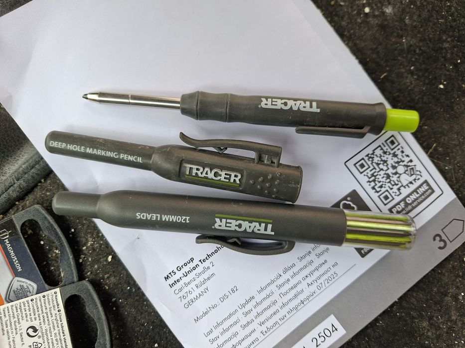 Creion TRACER Deep Hole Marking Pencil
