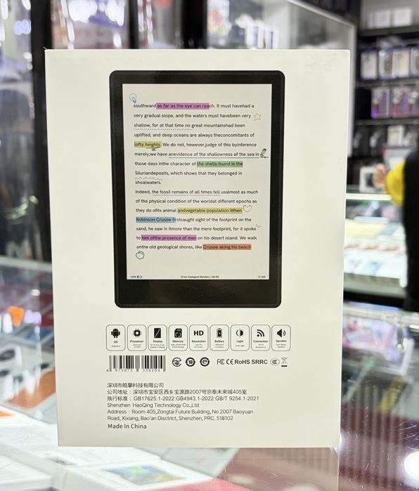 Meebook m8c colorful ebook reader