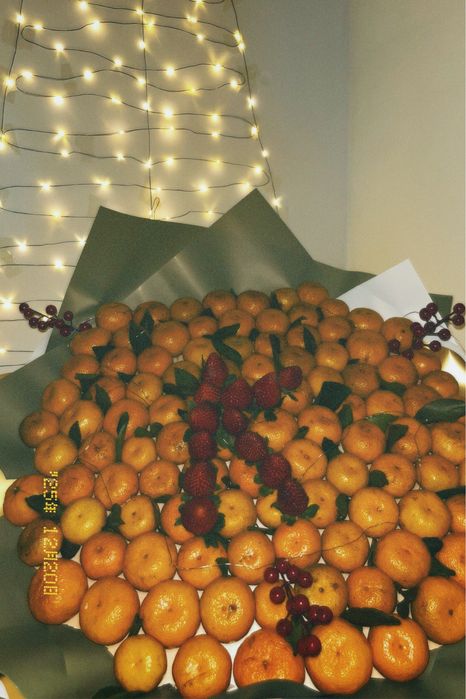 мандариновые букеты