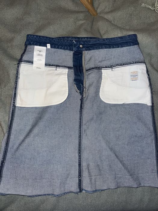 Closed fusta bumbac imitatie denim