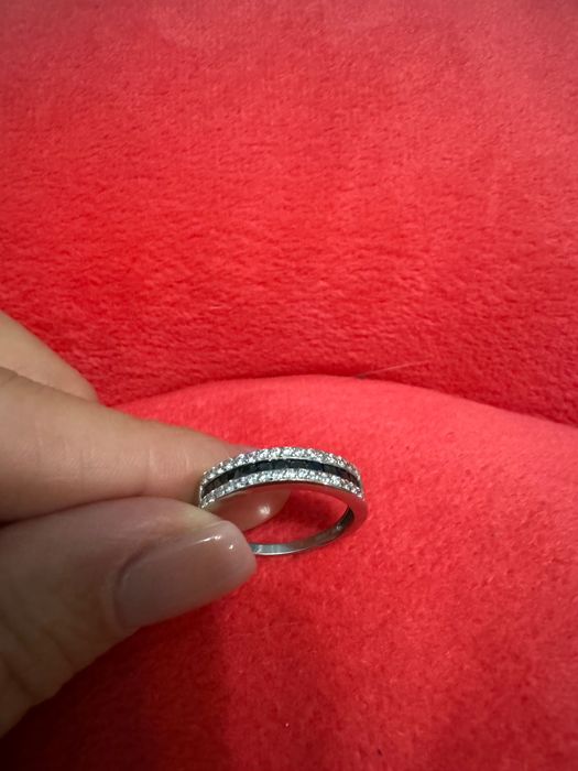 Inel de argint cu zirconii 925