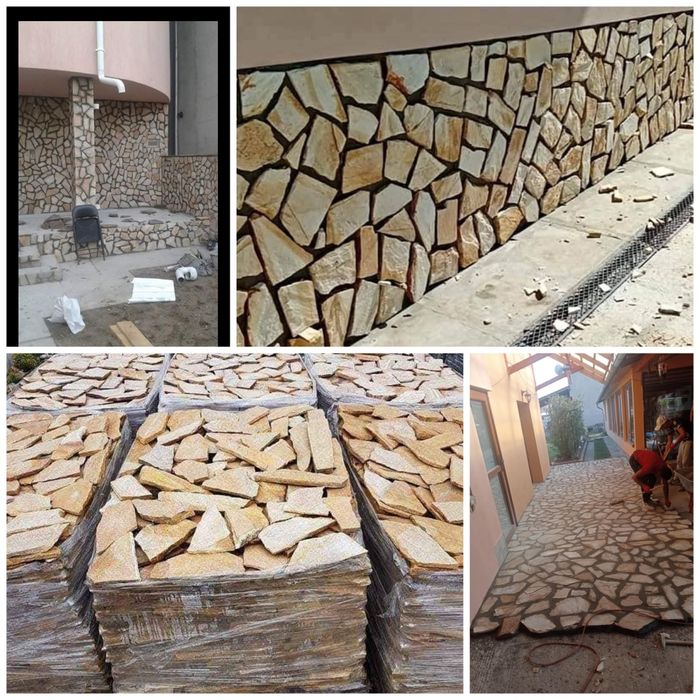 Vând și montez piatră naturală