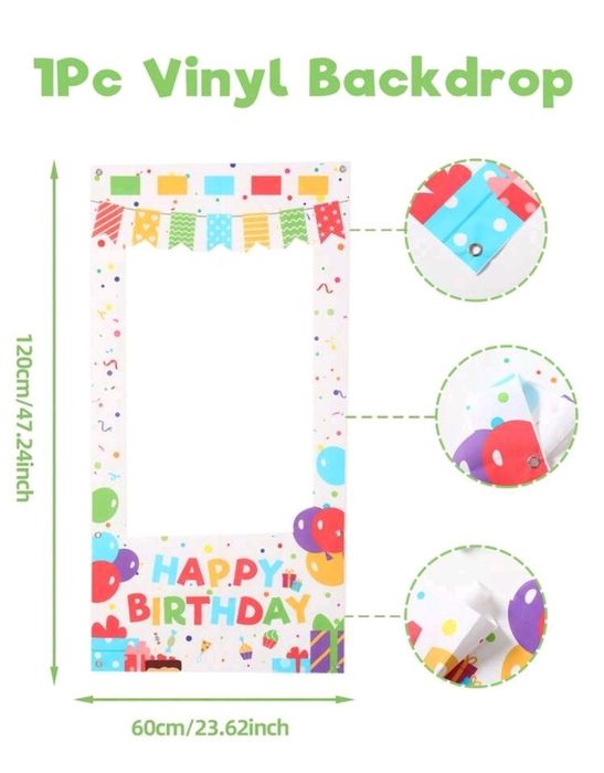 Винил за рамка 'Happy birthday '