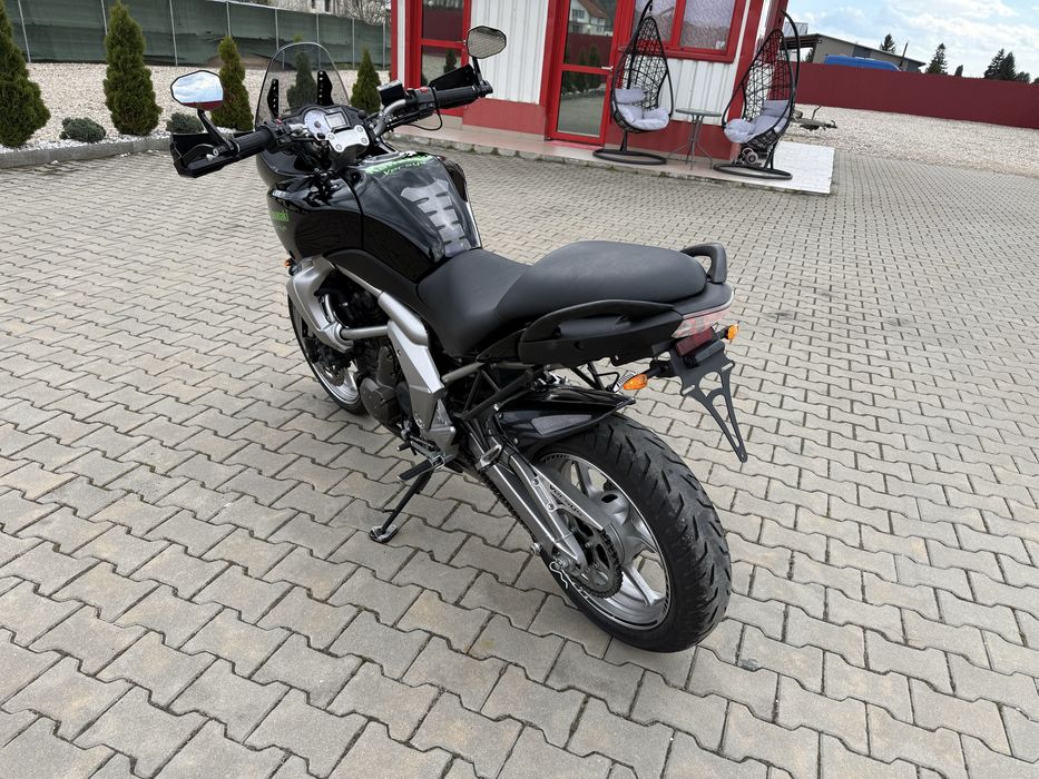 KAWASAKI VERSYS 650 ABS FATA+SPATE IMPECABIL=fara zgarieturi,km reali, multe dotari,recent adus din Germania,revizie generala 2025 pentru pretentiosi