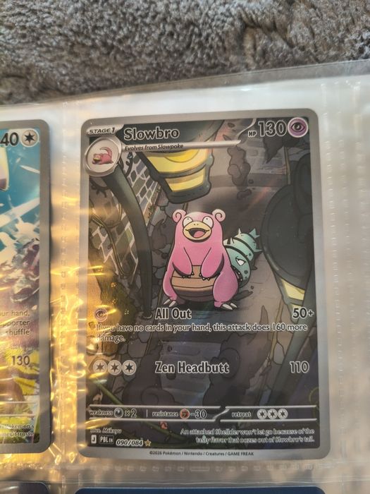 Card Pokemon Slowbro Pitch black