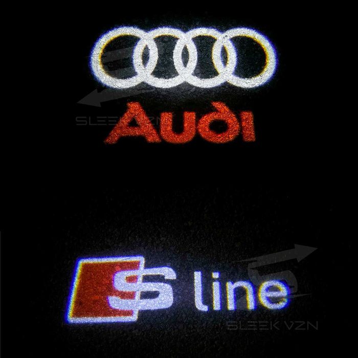 Led welcome светлини, лого проектор за Audi