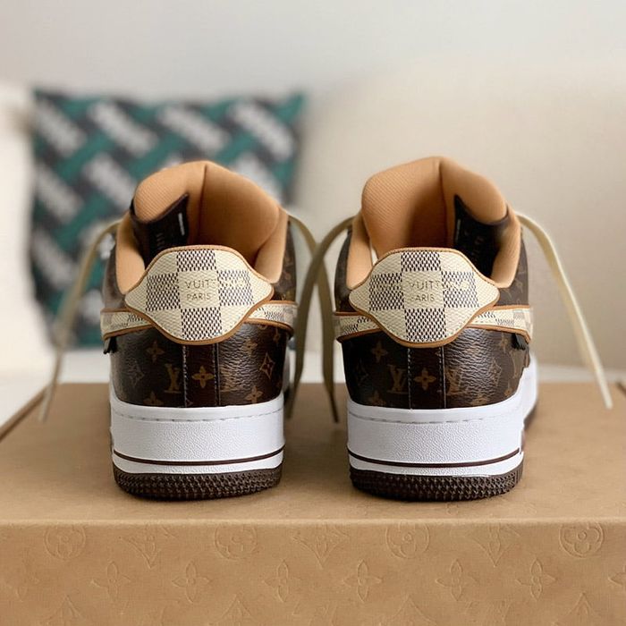 Force 1 Low Louis Vuitton Monogram Brown