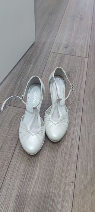 Pantofi piele, toc 10 cm, nr.35