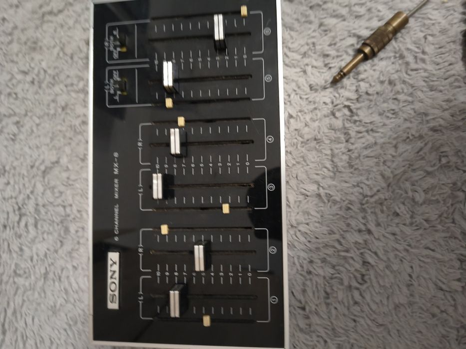 Sony mixer 6 chanel mx-8 mixer de microfon