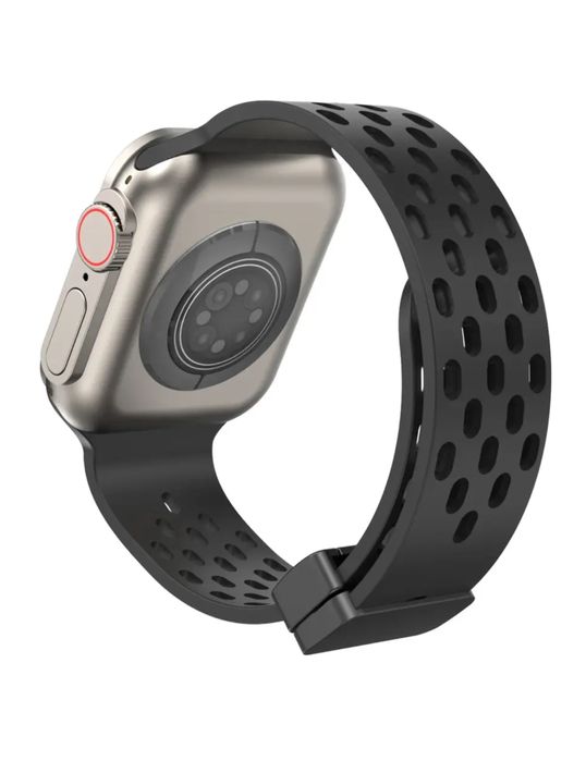 Incarcator Cablu Curea Silicon Magnetic cu Gauri Ceas Apple Watch