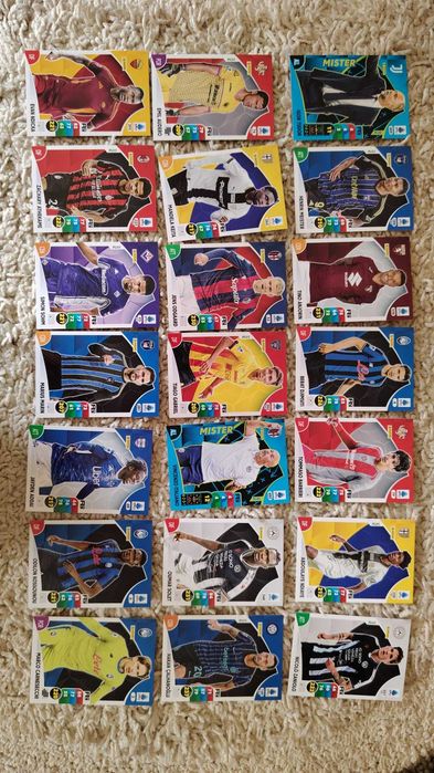 cartonase panini calciatori