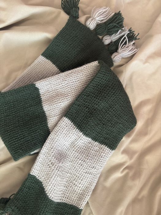 Шарф Слизерин ручной работы